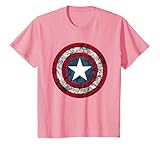 キッズ マーベル キャプテンアメリカ アベンジャーズ シールド コミック キッズ Tシャツ Tシャツ