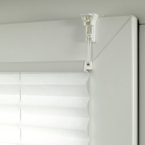 Miniatura 4 de Gardinia Estor Plisado, Fijación Sin Tornillos, Ideal Para El Día Y La Noche, Todas Las Piezas De Montaje Incluidas, Easyfix Estor Plisado Day Night, Blanco, 70 X 130 Cm