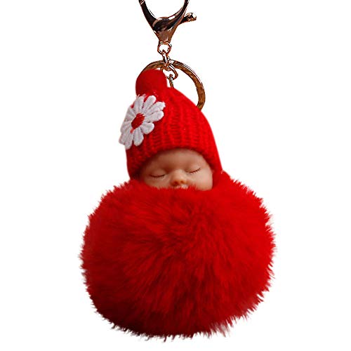 Porte-clés personnalisé avec pendentif en forme de poupée, sac de couchage pour bébé avec...