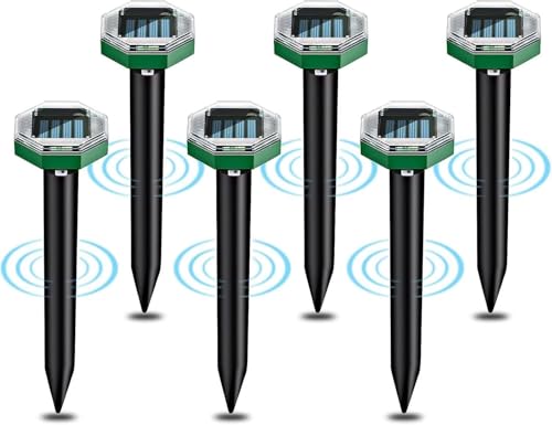 モグラ撃退器 モグラ退治 ソーラー式 超音波 動物撃退器 ネズミ蛇撃退害虫撃退 ネズミ駆除 害獣撃退器 IP65防水 防塵 モグラ対策 省エネ 安全 地下モグラ 鳥害対策 菜園保護 牧場保護 庭園保護