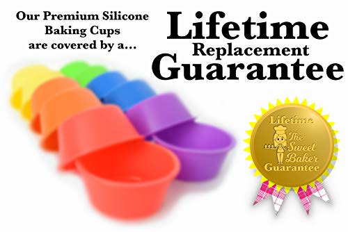 Moldes de silicona para hornear, set sin BPA y reutilizable 8