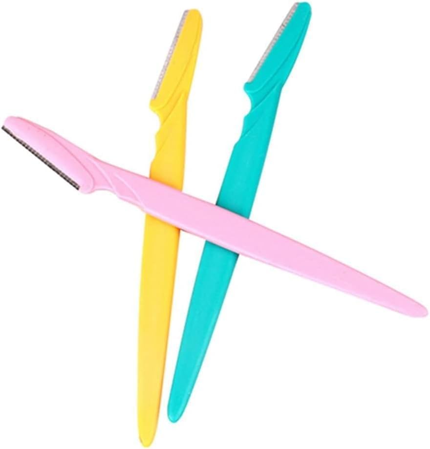 3 Pcs Eyebrow Shaper Cheek HairWomens Trimmer Shaving Grooming Kit - Random Color Convenient Mens Shaving Grooming Sets