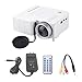 Produktbild Creing Video Projektor 1080P Hd Beamer Tragbarer Multimedia Heimkino LED Filmprojektor Kompatibel Mit AV/US/HDMI/TF/VGA