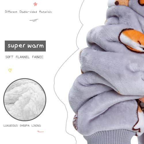 Aemilas Wearable Blanket Hoodie - Cozy Soft Sherpa Blankets Sweatshirt as Gifts for Women Men Friends with Giant Pet Pocket, Ideal for Cat Lovers, Pet Won't Leave