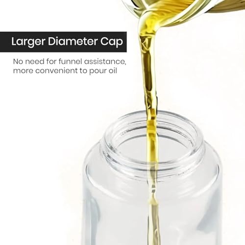 Image of Olive Oil Sprayer for Cooking, Glass Dispenser Bottle Spray Mister, Refillable Food Grade Vinegar Spritzer Sprayer for Air Fryer, Salad, Baking, Grilling, Frying (200ML Oil Sprayer)