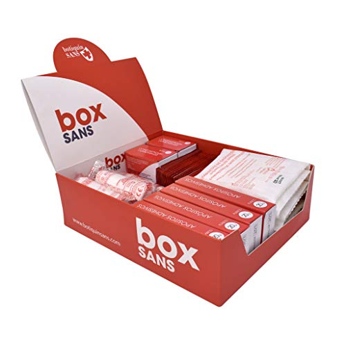 Caja de Reposición de material sanitario para Botiquín con 142 productos sanitarios