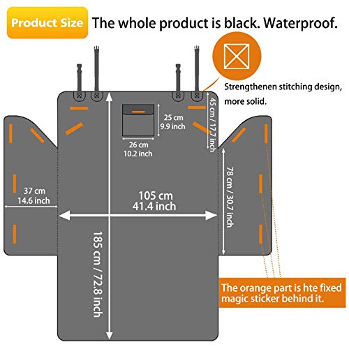 Alfheim Cargo Liner For Dogs, Nonslip Waterproof Pet Boot Liner With Bumper Flap Protector, Durable Washable Cargo Cover Mat Travel, Universal For Medium Small Car Truck Suv #TOP3