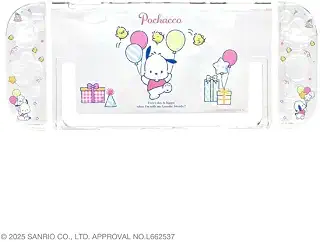 アローン(Allone) ゲーム用セパレート型クリアケースサンリオキャラクターズ2 ポチャッコ 12×2×28cm Switch2対応 簡単取り付け 傷や汚れから保護 サンリオ かわいい 付けたまま充電可能 高い透明度 推しキャラ ALG-NS2SCPC