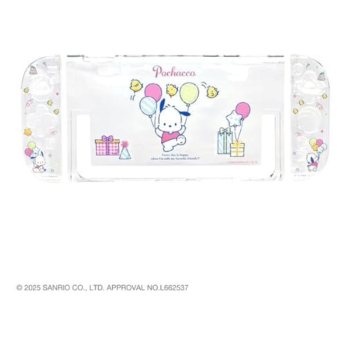 アローン(Allone) ゲーム用セパレート型クリアケースサンリオキャラクターズ2 ポチャッコ 12×2×28cm Switch2対応 簡単取り付け 傷や汚れから保護 サンリオ かわいい 付けたまま充電可能 高い透明度 推しキャラ ALG-NS2SCPC（Amazon）