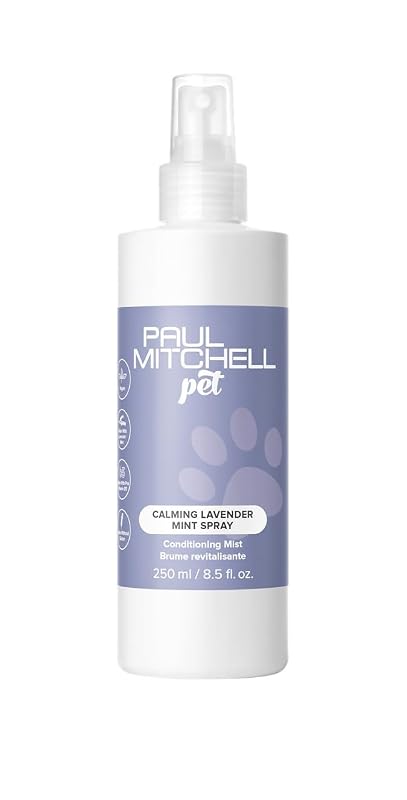 Spray desembaraçante para cães com lavanda, menta e vitamina B5 Paul Mitchell Pet, 250 mL