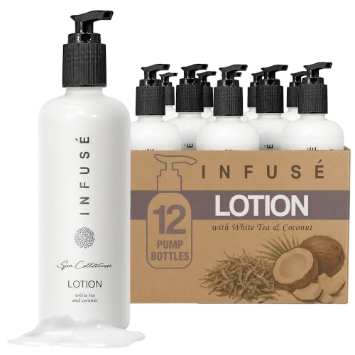 Terra Pure 10.14 oz Hotel Body Lotion Pump Bottle, Bulk Hotel Toiletries