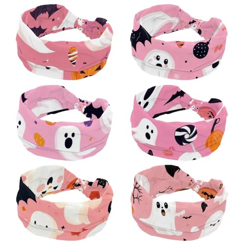 Bandeau de sport antidérapant large lot de 6 accessoires Halloween