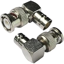 CESS BNC Right Angle Adapter - Male to Female & Female to Male Elbow 2 Pack