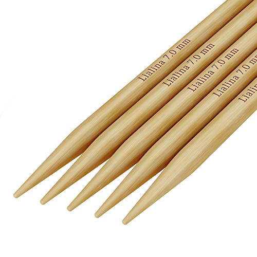 Lialina® Ferri per Lavorare la Lana in Bamboo