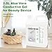 84 Fl Oz Aloe Vera Conductive Gel for Microcurrent Facial Device, Paraben & Fragrance Free, Cooling Gel for Laser Hair Removal/RF Machine, Skin Soothing Hydrating, Large Capacity for Beauty Salon Spa