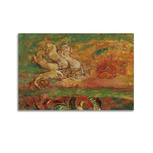 Toile Le Chariot d'Apollon Odilon Redon 60x90 cm