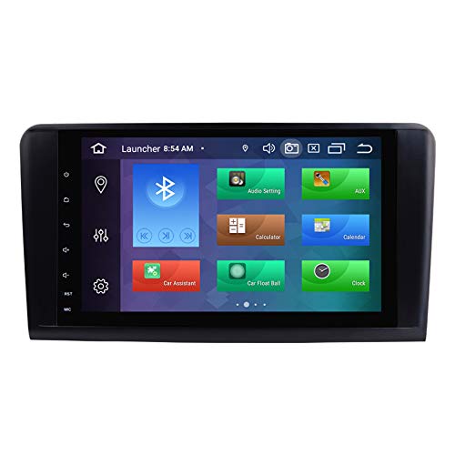Android 8.0 Autoradio mit Navi für Mercedes Benz ML GL Class W164 ML300 ML430, 9 Zoll Radio unterstützt Lenkradsteuerung Bluetooth/Mirrorlink,8