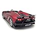 Lmoy 1:32 Scale Die-cast Super Sports Car Lambo Aventador J Pull Back Cabriolet Metal Model Toy Car with Light & Sound Gift for Children (Red)