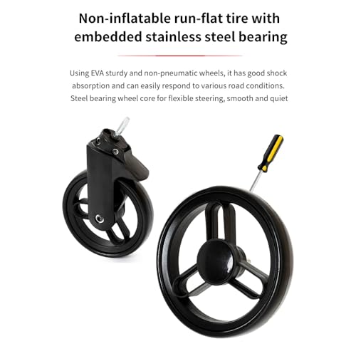 Cochecito 3 en 1, de 0 a 4 años, plegable, compacto y reclinable, con asiento de coche convertible, accesorios: incluye bolso de mamá y portabebés (Blanco) - imagen 3