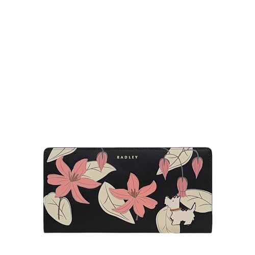 Portefeuille RADLEY Pretty Petals noir fini le désordre dans votre sac