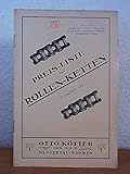 Firma Otto Kötter, Wuppertal-Barmen. Preis-Liste für Rollen-Ketten. Ausgabe 1931