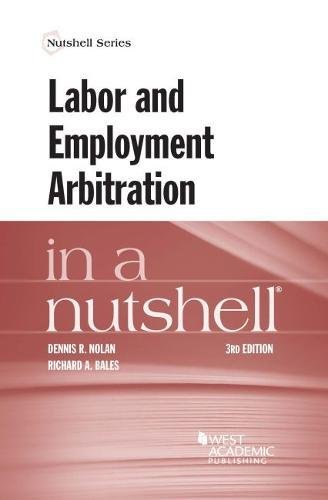 Buy Labor and Employment Arbitration in a Nutshell (Nutshell Series) — BookShops.in
