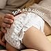 LILLYDOO Baby Diapers - Size 2 (9-18 lbs), Half-Monthly Supply (102 Count), Leak Protection, Skin-Friendly, Ultrasoft, Perfume- & Chlorine-Free, Hypoallergenic, Dermatologist Tested, Oeko-TEX®