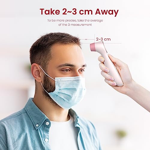 Termómetro de Frente, Digital, Médico Termometros de Forma Instantánea y Precisa, infrarrojo sin contacto para Bebés, Niños, Adultos