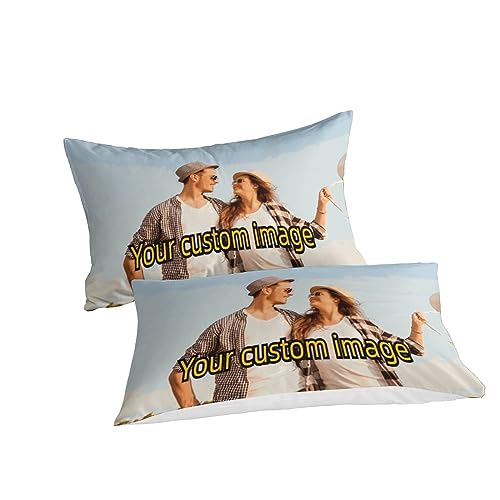 Parure de lit personnalisée microfibre anti-plis pour lit double 3D - 5