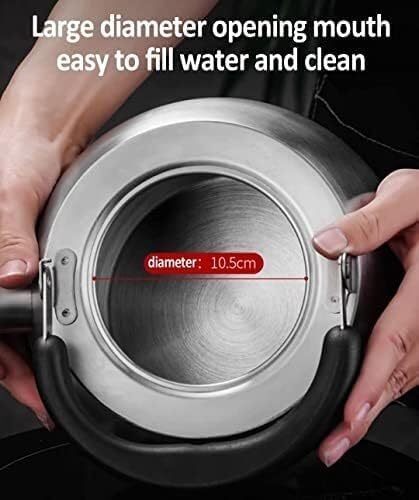 Stainless Steel Stovetop Whistling Tea Kettle 316 - 4L Fast Water Boiler, Whistles When Water Boils
