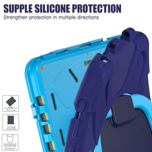 Coque Samsung Tab Active5 Pro 10.1 militaire antichoc bleu marine - 6