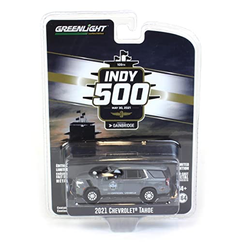 2021 Chevy Tahoe Gray Vehículo Oficial 1/64 Diecast