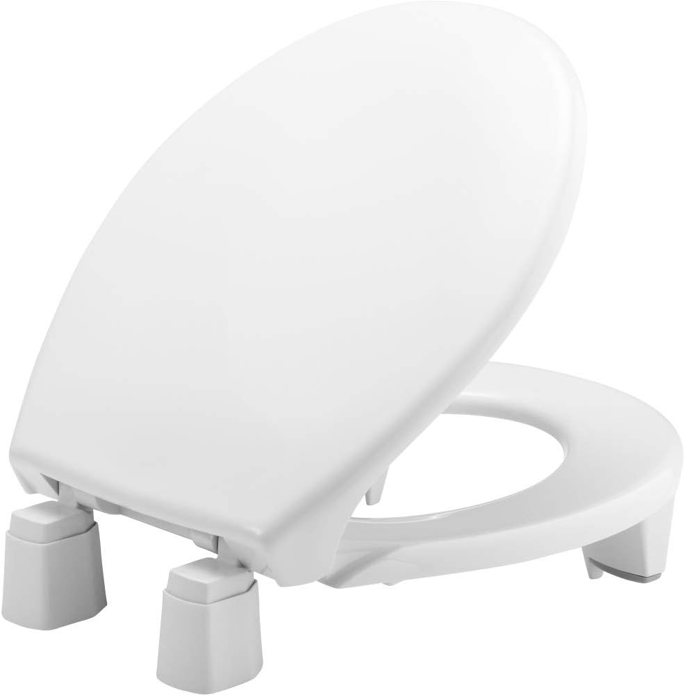 Bіg Sаlе BEMIS 7YR82300TC 000 Closed-Front Elevated/Raised Toilet Seat with 3" Lift, ROUND, White