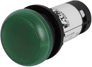 AVLIS-CO C22-L-G-230 Indicating Light, Flush, Green, 120VAC C22-L Series