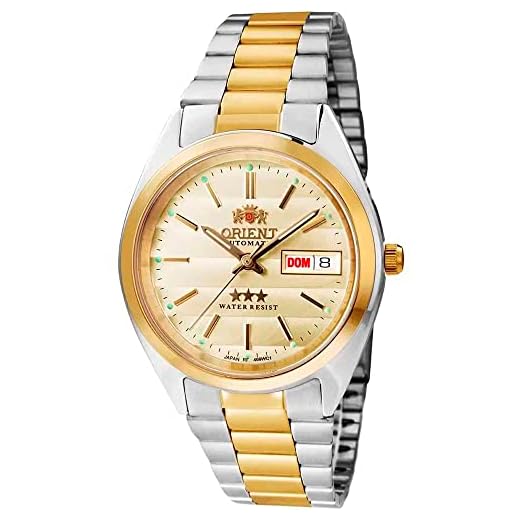 Relógio ORIENT masculino automático prata 469WC1F C1SK