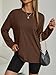 AUTOMET Women's Oversized Long Sleeve Shirts Fall Trendy Tops Tee Fashion Gym Baggy Basic Casual Loose Fit Workout Y2k Clothes ChocolateBrown S