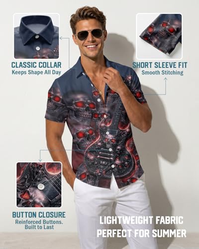 Image of 99TIMORO Fathers Movie Hawaiian Shirt for Men, Characters Button Down Short Sleeve Top, Summer Beach Gifts