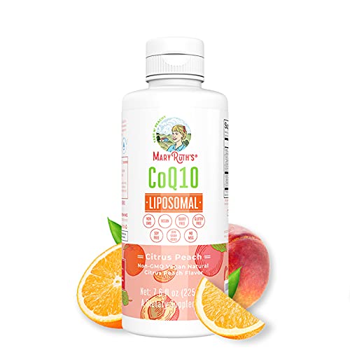 Megadose CoQ10 Liposomal by MaryRuth's for Men & Women | Enhanced Absorption CoQ10 for Mitochondrial Support, Heart Health, and Immune System | Vegan Non-GMO Immune Support Supplement | 7.5oz