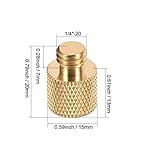 uxcell-38-Male-to-14-Female-Threaded-Screw-Adapter-for-Microphone-Tripod-Stand-1pcs