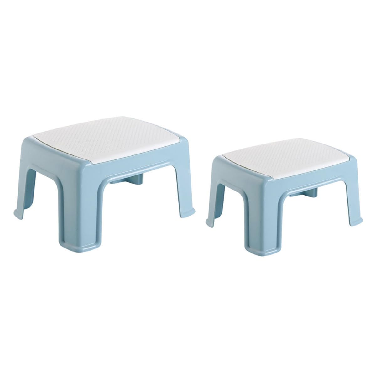 DECHOUS Tragbarer Kinderhocker Kunststoff Kleiner Fußschemel 30x20x16cm rutschfest Belastbar Leicht für Badezimmer und Kinderzimmer