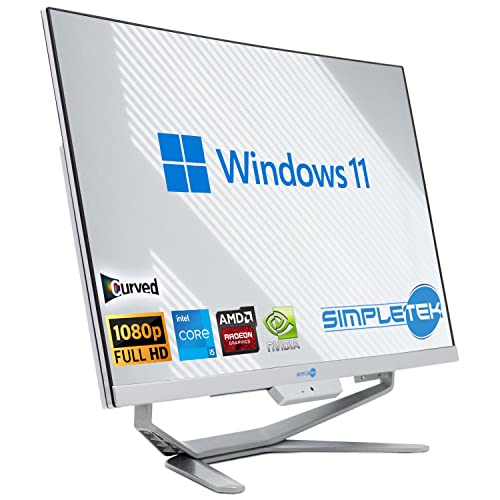 SIMPLETEK - PC All in One Display 24" Curvo Core i5 Tarjeta gráfica GTX1660 6GB Windows 11 | 64GB RAM SSD 4TB | Trabajo, Gaming - imagen 3