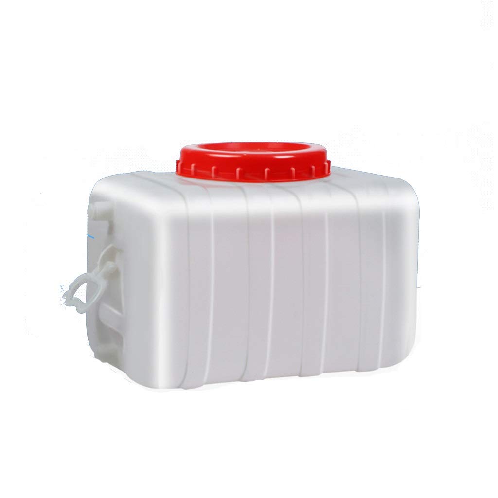 Touguqing White Large Water Storage Containers - 28L/80L/110L/160L/200L Plastic Food Grade Water Storage Tank With Faucet For Travel Camp