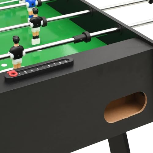 XGWKCNV Furniture Select Klappbarer Fußballtisch 121x61x80 cm schwarz – Bild 7