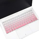 Keyboard Cover for Dell Latitude 3310 3410, Dell Inspiron 14& Inspiron 13 5000 7000 7400 7405 7409 7490 5400 5405 5406 5490 5493 5498 5300 5301 5390 5391 7300 7306 7390 7391 -Gpink