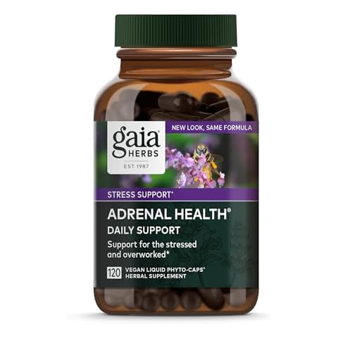 Gaia Herbs Adrenal Health Nightly Restore Supplement Cover