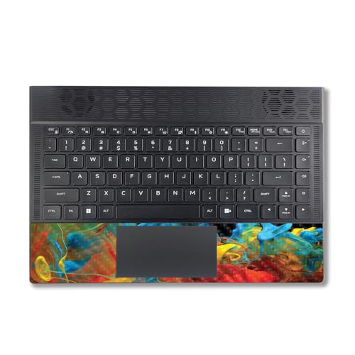 Image of MightySkins Carbon Fiber Skin Compatible With Alienware X14 R2 (2023) Full Wrap Kit - Primary Smoke | Protective, Durable Textured Carbon Fiber Finish | Easy To Apply & Change Styles | Made in the USA