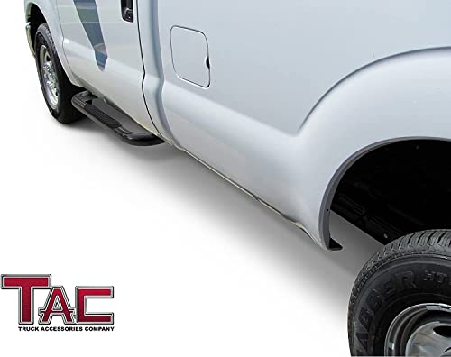 TAC Side Step 2015-2022 Ford F150 y Super Duty 3" Negro miniatura 2