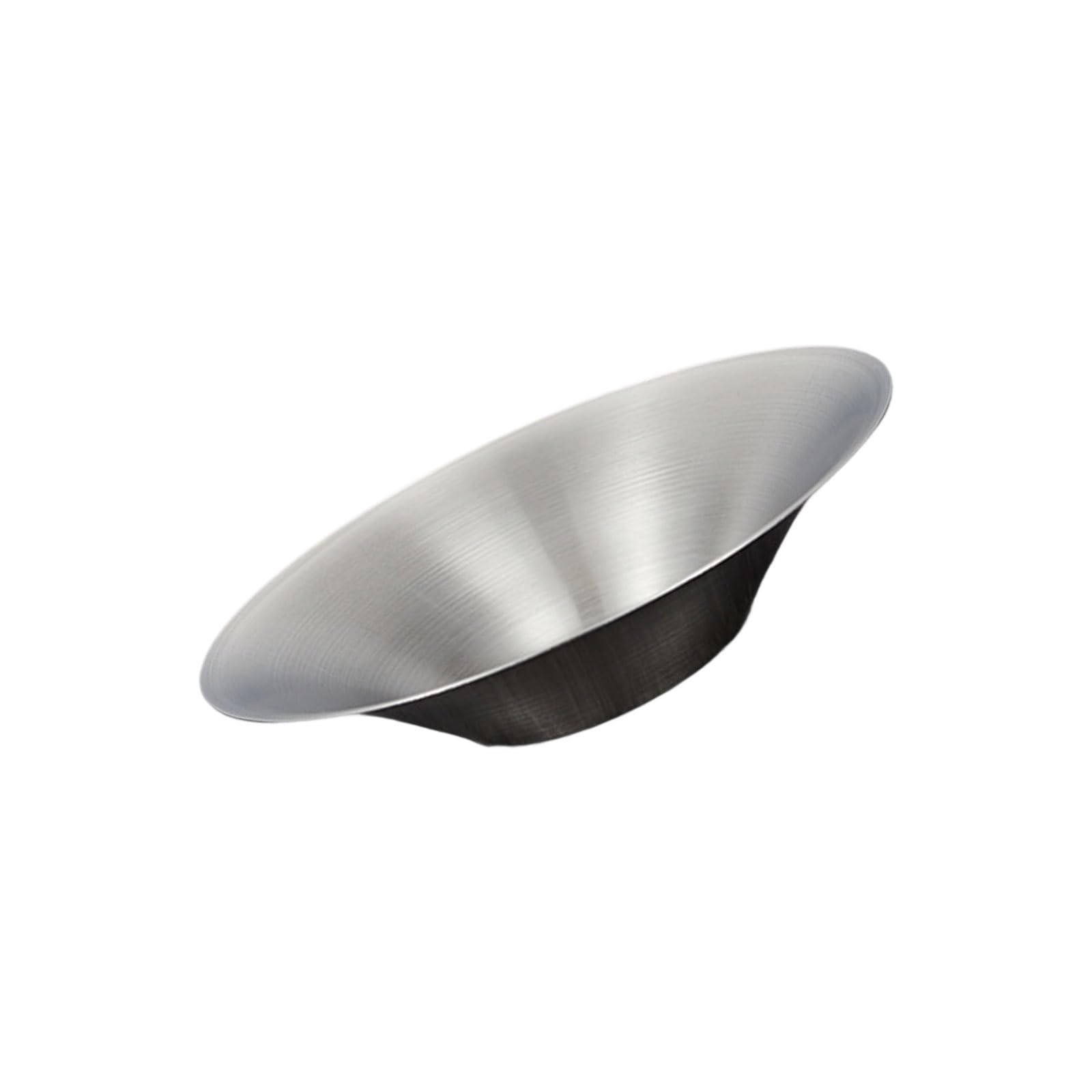 alloneslife Nonrust Steel Round Fruit Bowl Sturdy Rustproof Kitchens Serving Round Serving Plate for Dining Table Decors Circular Fruit