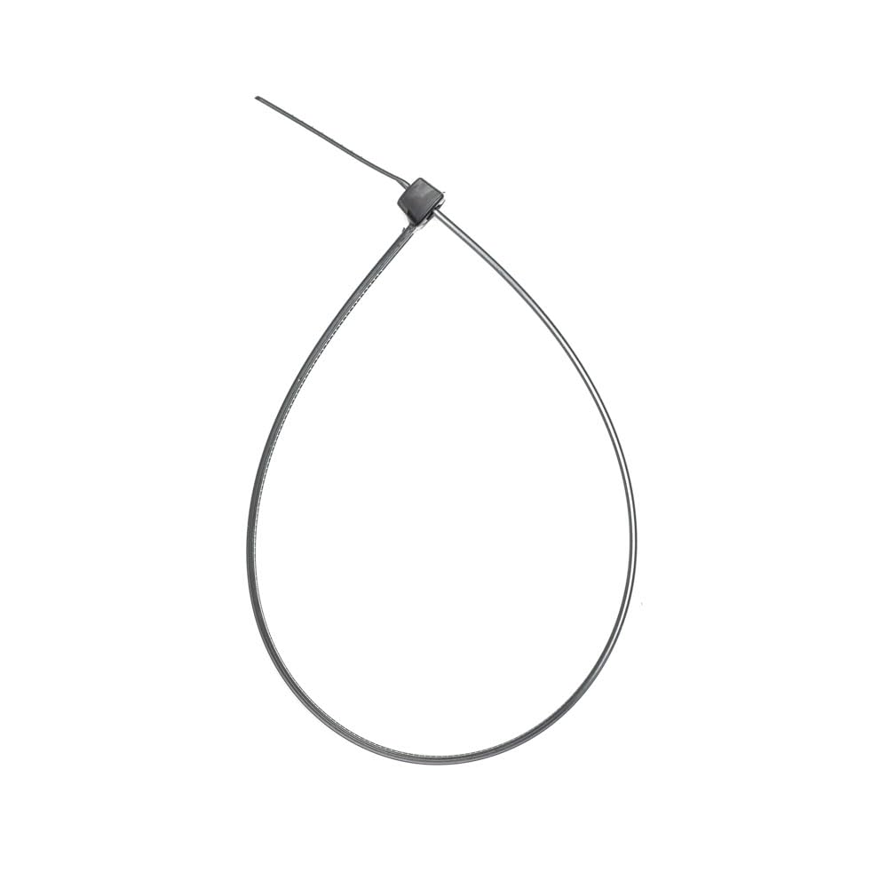 ZipTie.com Zestaw 100 uniwersalnych opasek kablowych Czarny 27,9 cm Wytrzymałość na rozciąganie 34 kg