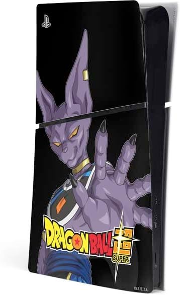 Skinit Decal Gaming Skin Compatible with PS5 Slim Digital Edition Console - Officially Licensed Dragon Ball Super Goku Vegeta Super Ball Design